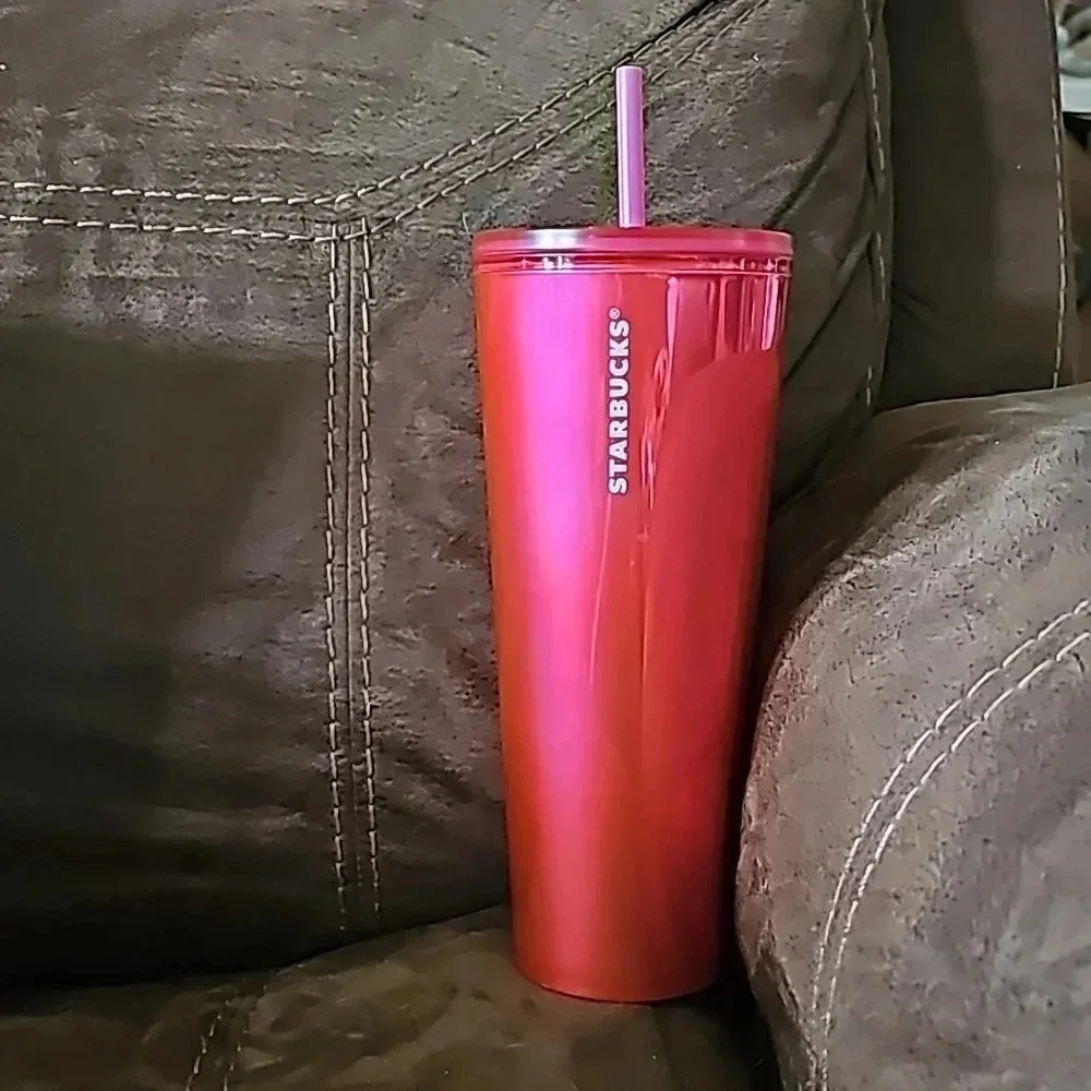 Hot Pink Starbucks Tumbler 24oz